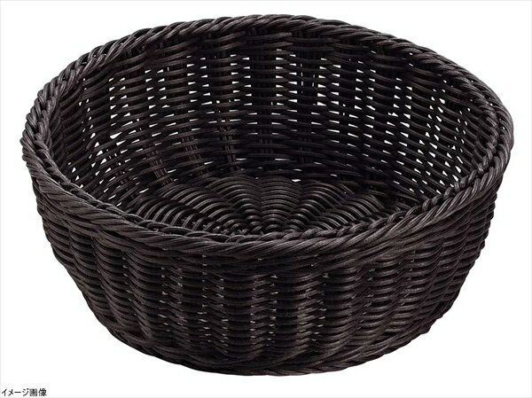 Rakuten - 丸型バスケット 21型 ブラック