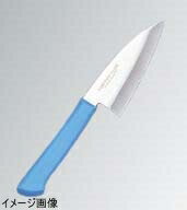 マスターコック 抗菌カラー庖丁 モリブデン・バナジウム鋼 和風小出刃庖丁 105mm 両刃 ブルー MCKK105M