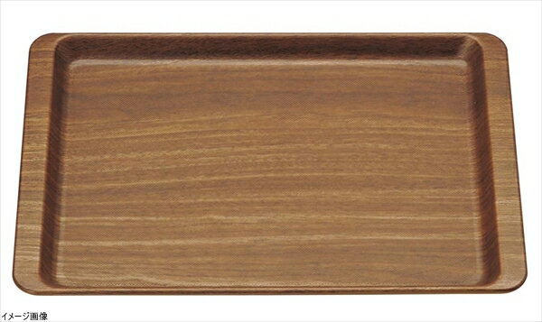 木目調ABSトレー(長角盆)濃木目 NS M44-368