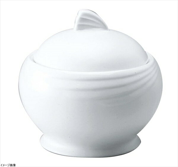 MIYAWO アミューズホワイト蓋付シュガーポット BA200-266