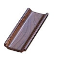 木製 おしぼり入れ U型 茶 (POS24)