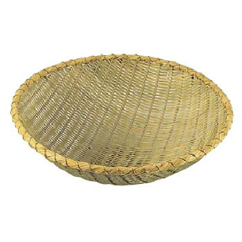 揚ザル 佐渡竹製 39cm