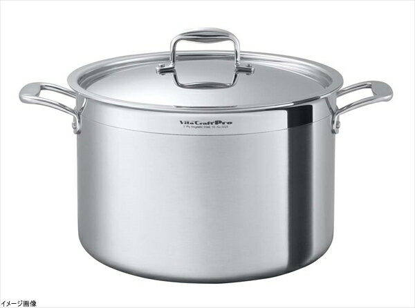ビタクラフト 半 寸胴 鍋 プロ 7.7L 24cm 0223