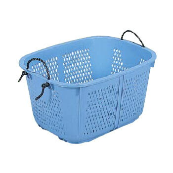 Basket, Cart - 万丈篭 2型 ブルー PP サンコー 638×508×314