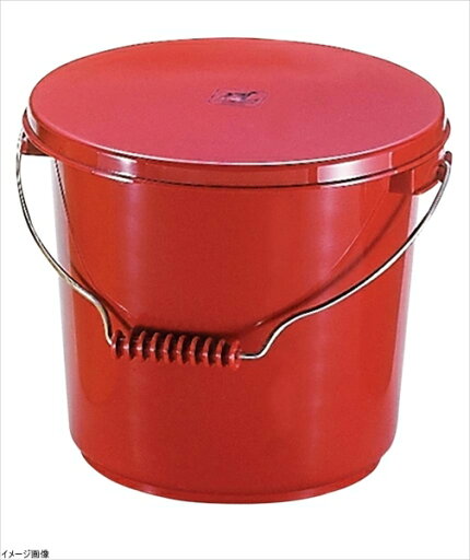 エンテック PO-22B レッド ポリプロバケツ 10L 蓋 PO22BR エンテック PO-22B レッド ポリプロバケツ 10L 蓋 PO22BR