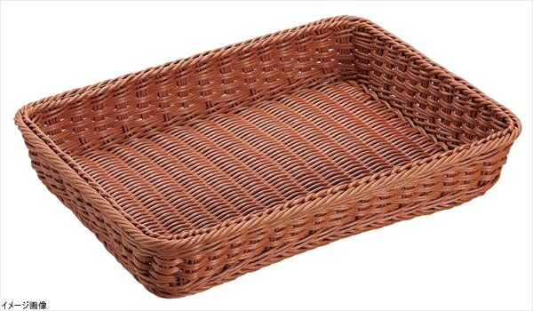 角型バスケット 49型 ブラウン