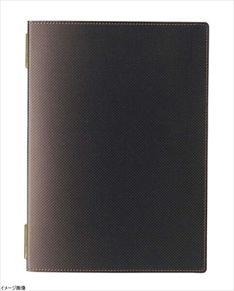 Aim(えいむ) カーボンタッチ メニューブック ブラウン GB-111