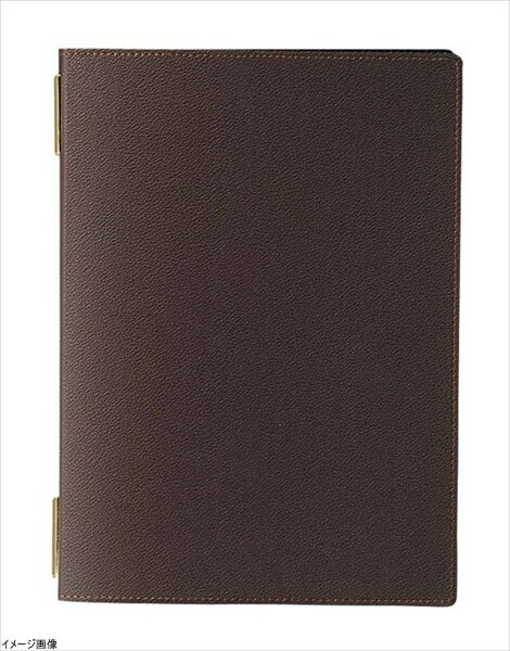 Aim(えいむ) レザータッチ メニューブック ブラウン GB-141