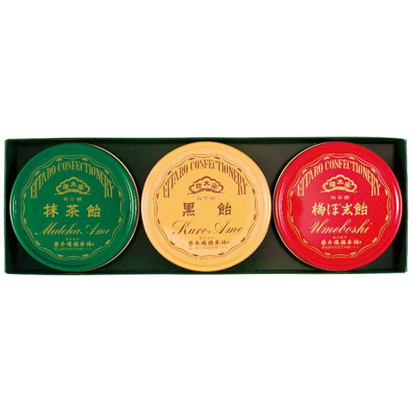 榮太樓総本舗 榮太樓總本鋪 榮太樓飴3缶入