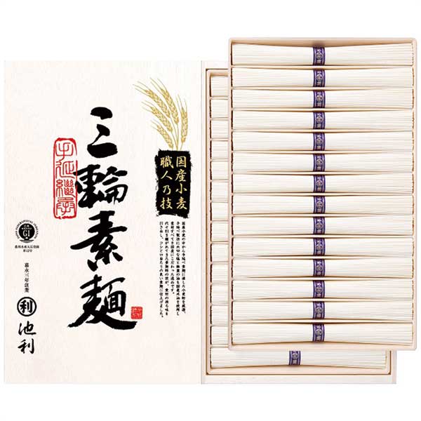 池利 池利 国内産小麦使用 三輪素麺 TB-50R TB-50R