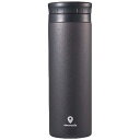 カクセー パウダーコート ココカフェ真空二重マグ500ml チャコール CC-50C(チャコール)