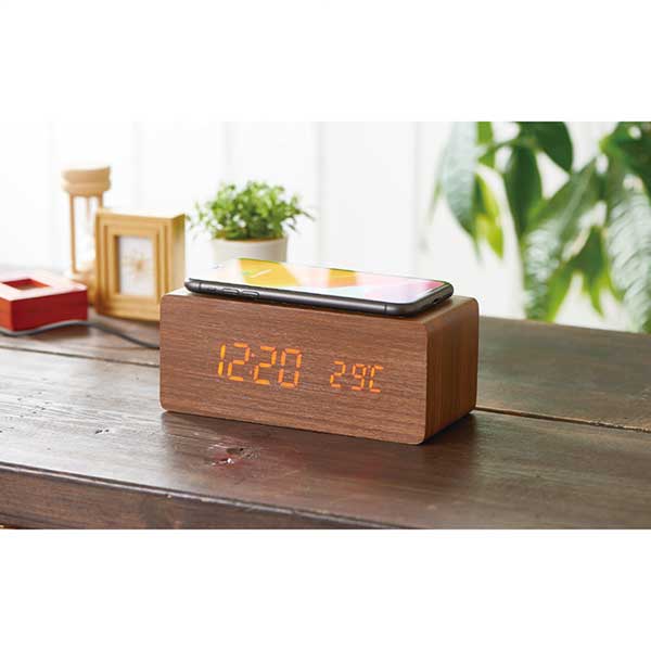 アイトック ワイヤレス充電機能付クロック 6180-23 [2]