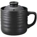 カクセー 電子レンジ専用炊飯陶器 楽炊御膳 黒 T-01B