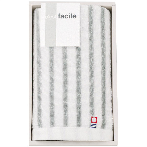 SALA(サーラ) apide ファシール フェイスタオル ストライプ