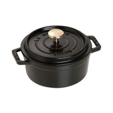 ストウブ ピコ・ココット ラウンド 10cm ブラック 40500-101 ストウブ(staub)