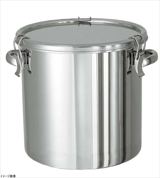 日東 ステンレスタンク ストレートクリップ式密閉タンク(フタ付) 25L CTH33(3.0)