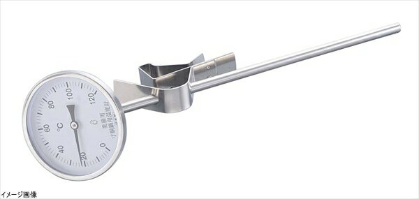 片力商事 斜面式スライドホルダー付寸胴鍋用温度計 簡易防水型 PYS-250
