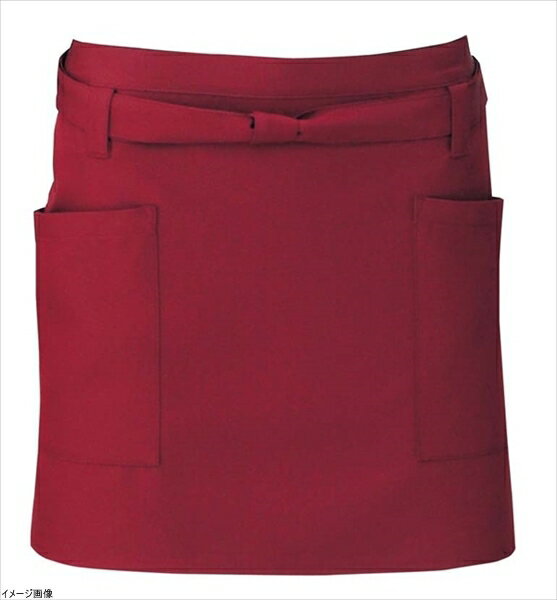 ショートエプロン ワイン T-6231