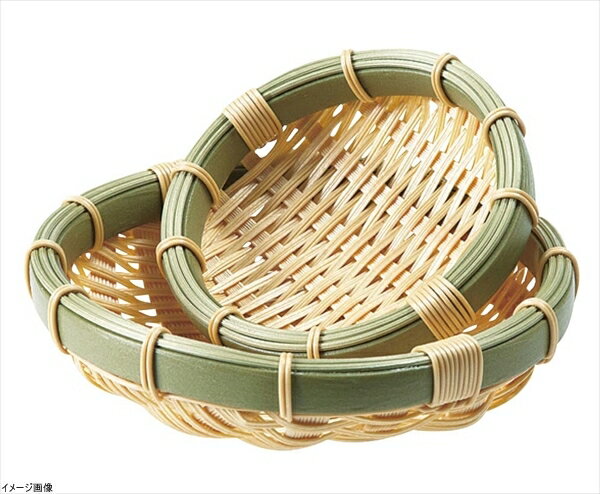 ざる 身竹 丸 深 21号 干し野菜 干物 食洗機対応 樹脂 約φ21×6cm 91-058D
