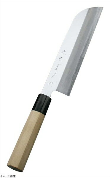 堺實光 紋鍛 鎌薄刃庖丁（片刃） 19．5cm