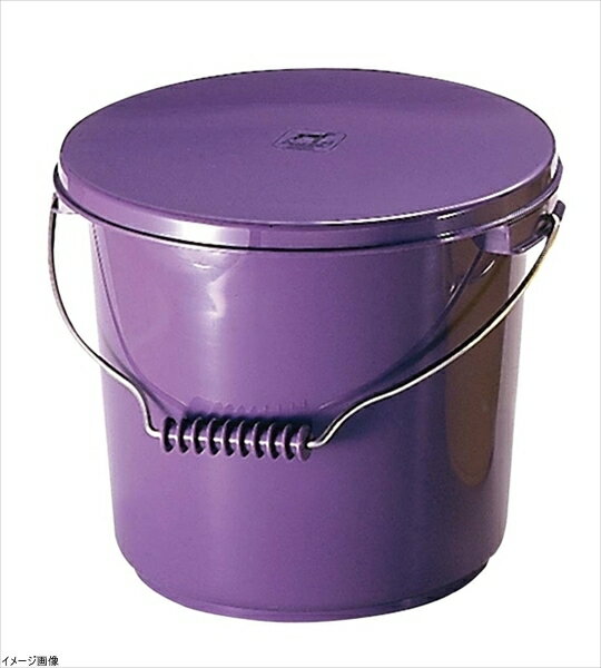 エンテック PO-22B パープル ポリプロバケツ 10L 蓋 PO22BV