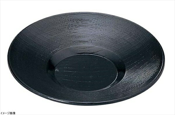 ABS 黒塗 茶托 千筋 4寸(8-854-6)