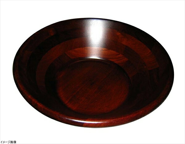 天然木サラダボウル こげ茶 30cm 32027