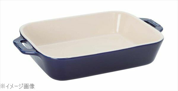 ストウブ セラミック レクタンギュラーディッシュ 27cm×20cm ブルー 40508－591