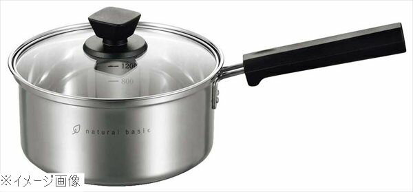 Sauce Pans - 18-8（ステンレス） ナチュラルベーシック 深型片手鍋 18cm NBP－18S