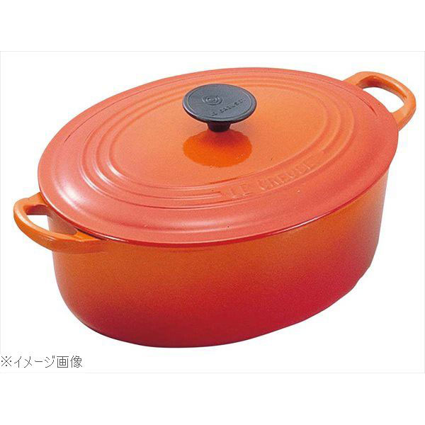 ルクルーゼ ココットオーバル ル・クルーゼ (Le Creuset) トラディション ココットオーバル オレンジ 27cm 2502-27-09