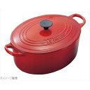 ルクルーゼ ココットオーバル ル・クルーゼ (Le Creuset) トラディション ココットオーバル チェリーレッド 25cm 2502-25-06