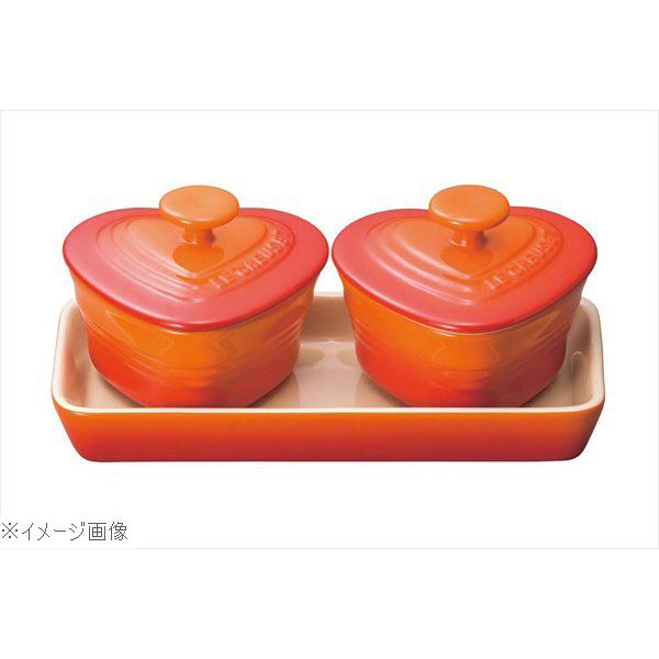 ルクルーゼ ラムカン ル・クルーゼ (Le Creuset) プチラムカンダムールセット オレンジ 910223