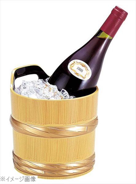 桶ワインクーラー 白木帯金