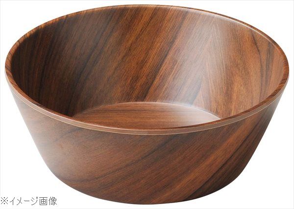 メラミン 耐熱 サークルボール ダークウッド L 1202597