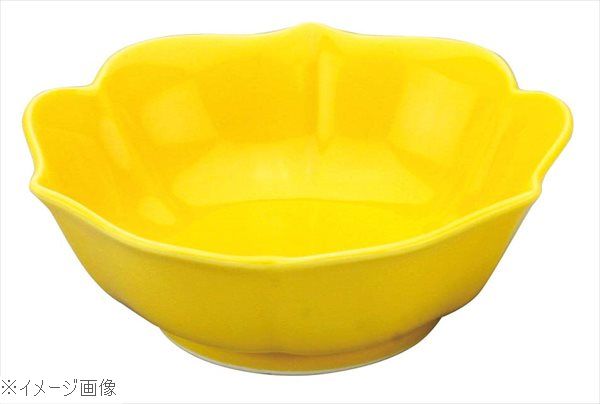 アルセラム強化食器 黄花型向付 EC2－73