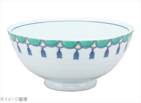 アルセラム強化食器 緑瓔珞飯碗 EC1－51
