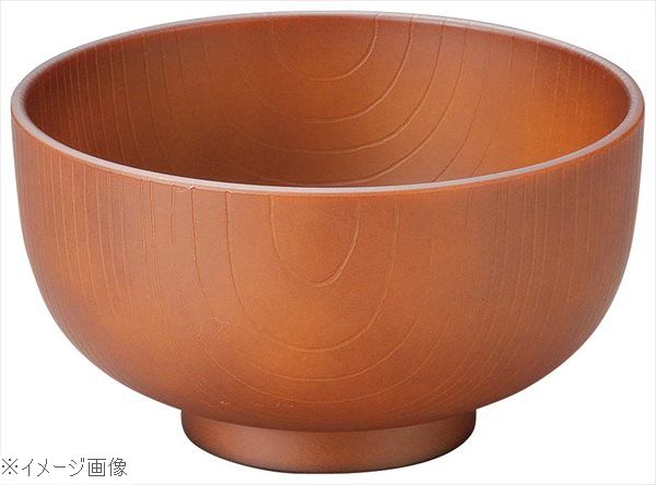 耐熱3．8寸平安汁椀 総ブラウン 1001055