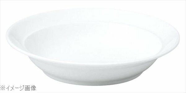おぎそ 軽量高強度磁器 ハーフリムスープ皿 19cm 1192－0000