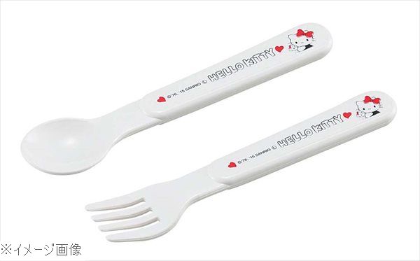 子供食器 ハローキティ スプーン・フォークセット SF－27 06804