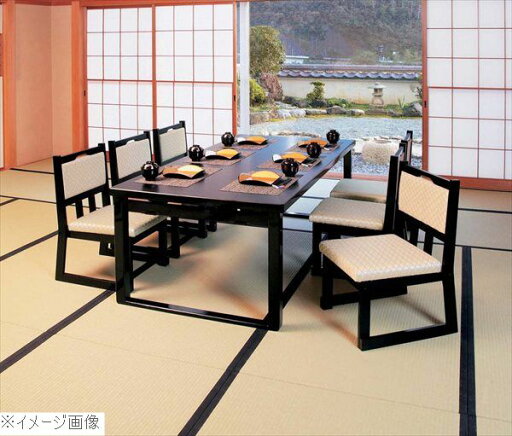 木製テーブル座卓 8本脚・ずり脚 4人膳(H600/H325)黒木目 1500×900 木製テーブル座卓 8本脚・ずり脚 4人膳(H600/H325)黒木目 1500×900