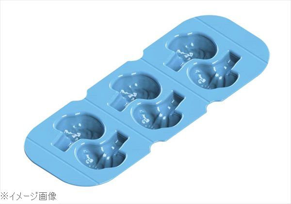 アサヒ ソフト食シリコン型 ブロッコリー型 ABR－B ブルー