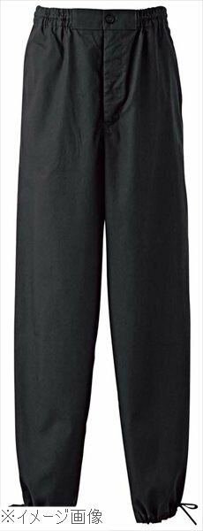 作務衣パンツ EL3378－8（男女兼用）黒 3L