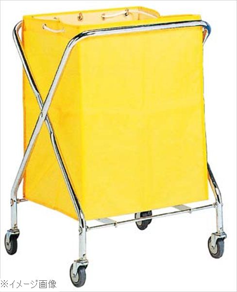 BM ダストカー 袋付（折りたたみ式）大 黄 236L