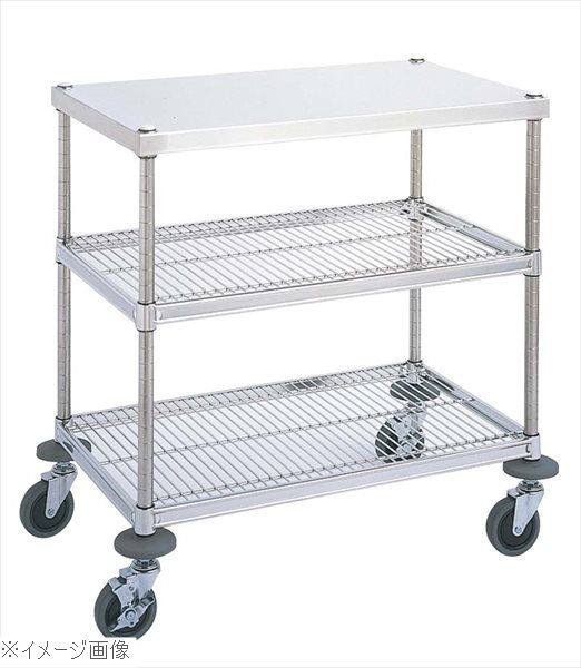 ワークテーブルワゴン W3型 スチール仕様 W3A－P6109
