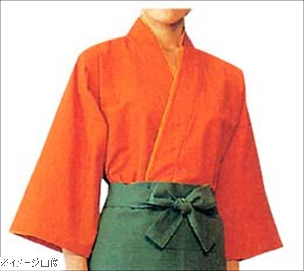 作務衣 EC3126－3（男女兼用）橙 S