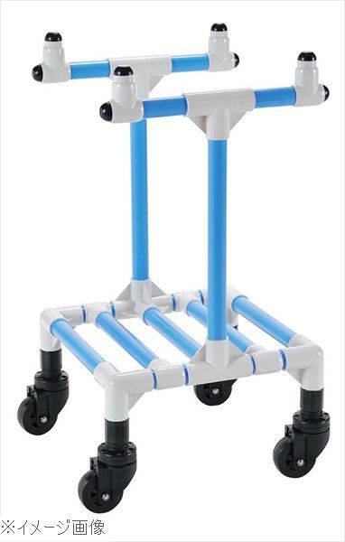 イレクター ゴミカート（ゴミ箱台車）70L ブルー（B1）