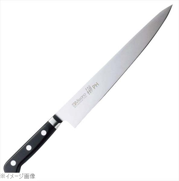 ●刃身は錆に強く弾力性と耐久性に優れたモリブデンバナジウム鋼●ハンドルはポリアミド樹脂素材の一体成型ハンドルですので洗浄機可能です。●両刃●背厚:2.1mm●耐熱温度:150度※メーカー希望小売価格はメーカーカタログに基づいて掲載しています。(カタログ表示価格は消費税が含まれていません)外寸(mm)全長：360 重量175g