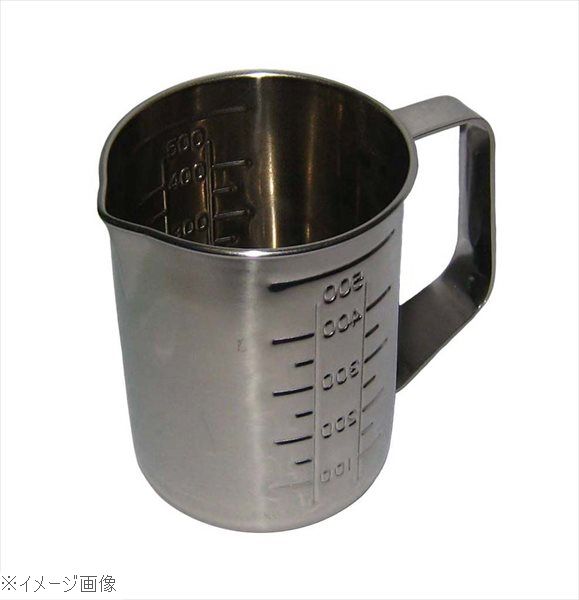 ミツワ 18-8(ステンレス) 口付 計量水マス 500cc