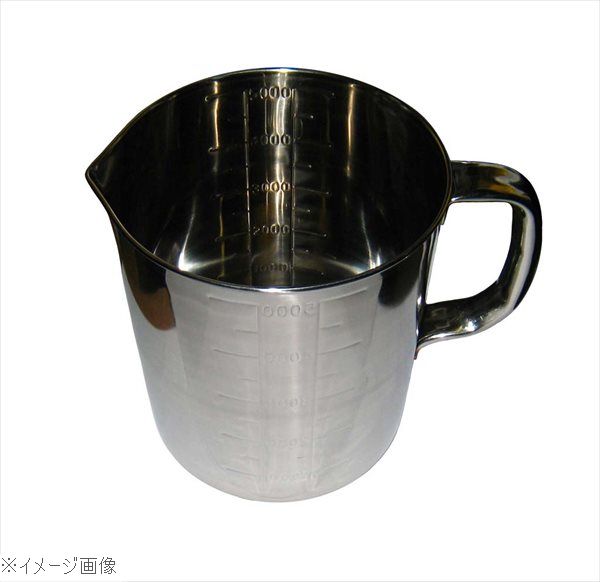 ミツワ 18-8（ステンレス） 口付 計量水マス 5L