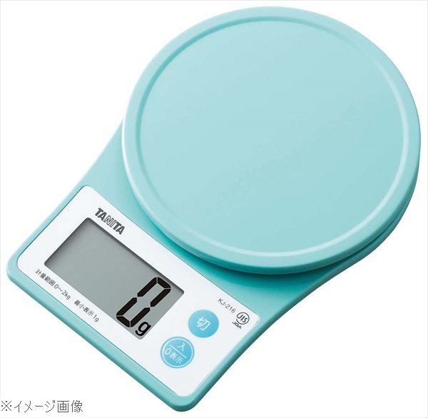 タニタ デジタルクッキングスケール 2kg KJ－216BL